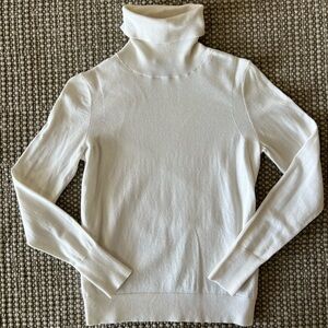 Cotton + cashmere turtleneck